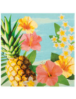 12 Serviettes Hawaii party 33 X 33 cm