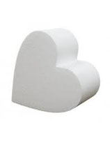 Coeur polystyrène ht 7cm