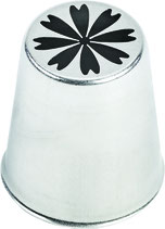 DOUILLE INOX DECOR FLEUR N°251