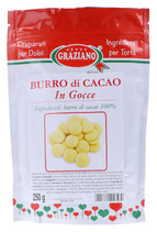 BURRO DI CACAO IN GOCCE 250G