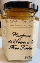 Confiture de poires à la Fève Tonka