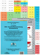 Griffregister VSV BRANDENBURG Vorschriftensammlung f.d. Verwaltung (Boorberg) - Nr. 2177