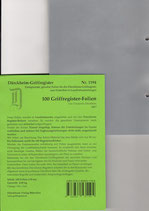 100 Folien für HABERSACK - STEUERGESETZE USW (o.a. rote Beck-Ordner)   - Nr. 1194