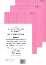 BLANKO ROSA (Beschreibbar) - Nr. 2863