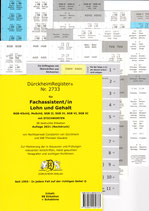 LOHN + GEHALT: Arbeits- und Sozialgesetze, BGB, SGB III-XI mit STICHWORTEN  -  DürckheimRegister® 2733