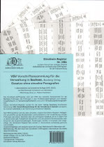 Griffregister für die VSV SACHSEN Vorschriftensammlung f.d. Verwaltung (Boorberg) - Nr. 2184