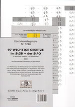 97 wichtige Gesetze im StGB und StPO DürckheimRegister® Nr. 3228