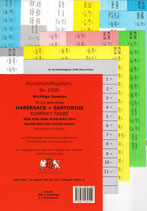 Griffregister Nr. 2559: HABERSACK+SARTORIUS - KOMPAKT FARBE