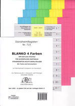 Blanko Farbe (Beschreibbar) - Nr. 715