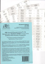 Griffregister VSV SACHSEN-ANHALT Vorschriftensammlung f.d. Verwaltung (Boorberg) - Nr. 2276