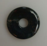 Donut Chalcedon - dunkelgrün 30 mm