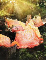 Bio-Bettwäsche Sunrise von Spirit of Om -  Farbe: orange / gelb
