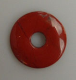 Donut Jaspis - rot 30 mm