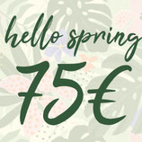 Hello Spring Gutschein 75