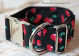 Halsband, Rockabella Kirschen, Metallverschluss