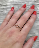 Ring "Herz", goldfarben