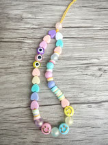 Acryl Phone-Charm "Herzen, Evil Eye, Smiley"