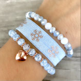 Armband-Set "Ice Crystals"