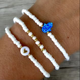 White Summer Candy "Hamsa Hand Blau"