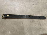 Lederschnalle Schwarz  Antik