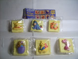 Tomy Winnie the Pooh  Fridge Magnets