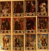 Topps Star Wars Movie Cards Serie 2 alle 12 Zusatz-Power -Karten