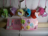 Tomy Hello Kitty Pom-Pom Danglers