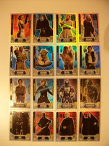 Topps Star Wars Movie Cards Serie 2 alle 16 Force Meister -Karten