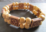 OM Bracelet Wood light