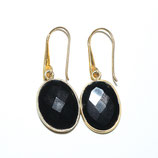 Boucles d'oreilles Onyx noir