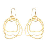 Boucle d'oreilles triple nuage