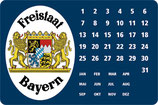 Freistaat Bayern Endlos Kalender