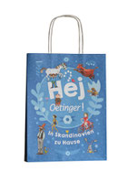 Papiertaschen 24 x 9 x 32 cm im Offset bedrucken lassen