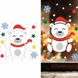 Decorazioni Adesive in Gel Orsetto Polare