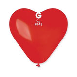 Palloncino in Lattice 12” Cuore CR12 Rosso "Red 045" 50pz