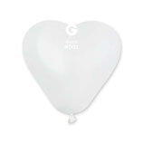 Palloncino in Lattice 6” Cuore CR6 Bianco "White 001" 100pz