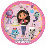 Piatto carta 23cm Gabby's Dollhouse 8pz