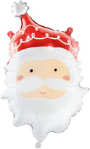 Palloncino 24" Super Shape Testa di Babbo Natale "Santa"