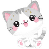 Palloncino in Foil 24" Super Shape Gattino