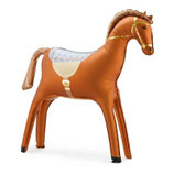 Palloncino in Foil 44" Super Shape sagomato Cavallo Marrone
