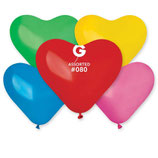 Palloncino in Lattice 10” Cuore CR Assortito "Assorted 080" 50pz