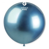 PALLONCINO IN LATTICE 31" SHINY blue 1PZ