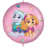 Palloncino in Foil 18" Tondo Paw Patrol "Everest e Skye"