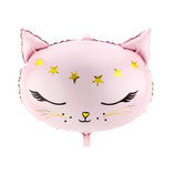 Palloncino in Foil 19" Junior Shape Gatto Rosa "Cat"
