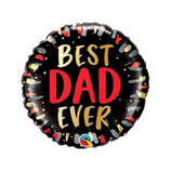 Palloncino in Foil 18" Festa del Papà "Best Dad Ever"