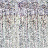Frange Decorative in Foil Argento Olografico H.2.50mt
