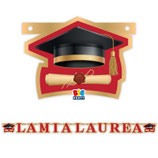 Festone Laurea con Tocco "Laurea Glamour" 1.75mt