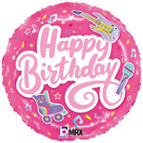 Palloncino in Foil 18" Happy Birthday Musica