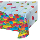 Tovaglia di Carta Mattoncini Multicolor "Block Bash" 2.44mt