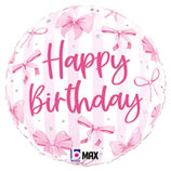 Palloncino in Foil 18" Happy Birthday Fiocchi Rosa